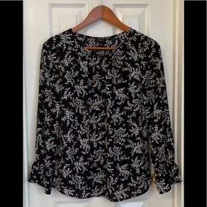 Talbots women’s popover long sleeve blouse